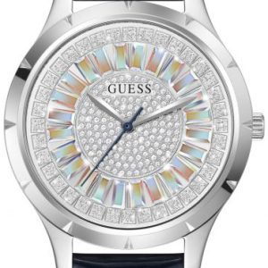 Guess Damklocka GW0299L1 Silverfärgad/Läder ⌀36 mm