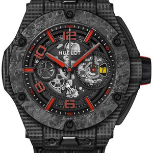 Hublot Herrklocka 402.QD.0123.NR Big Bang 45Mm Skelettskuren/Gummi