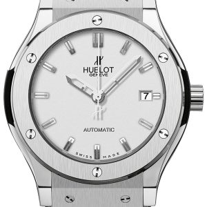 Hublot Herrklocka 511.NX.2610.LR Classic Fusion Silverfärgad/Läder