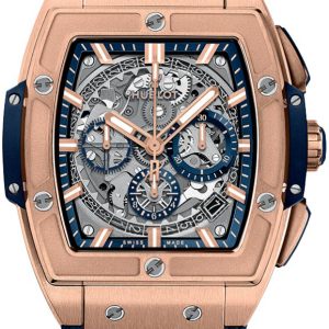 Hublot Herrklocka 641.OX.7180.LR Big Bang 42Mm Blå/Gummi