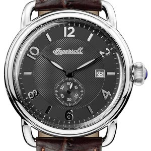 Ingersoll The New England Herrklocka I00801 Svart/Läder ⌀44 mm