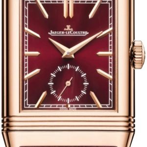 Jaeger LeCoultre Herrklocka 398256J Reverso Tribute Röd/Läder