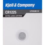 kjell & company litiumbatteri cr1225