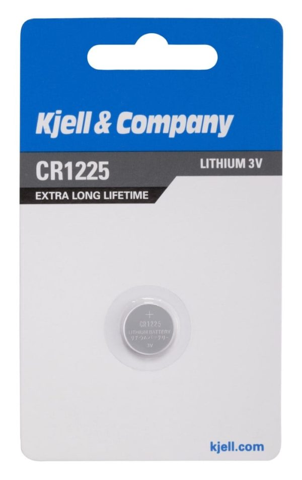 kjell & company litiumbatteri cr1225