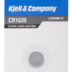 kjell & company litiumbatteri cr1620