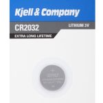 kjell & company litiumbatteri cr2032 1-pack