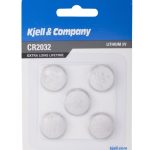 kjell & company litiumbatteri cr2032 5-pack