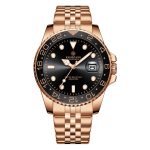kompass monarch rose gold black