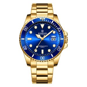 kompass oceanxplorer gold blue