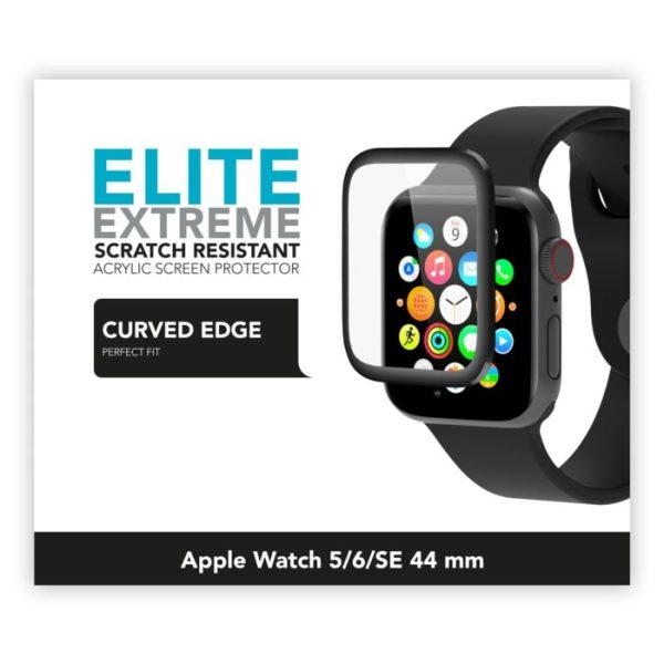 linocell elite extreme curved skärmskydd för apple watch series 5, 6 och se 44 mm