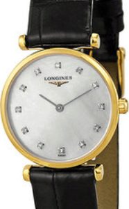 Longines Damklocka L4.209.2.87.2 La Grande Classique De Vit/Läder