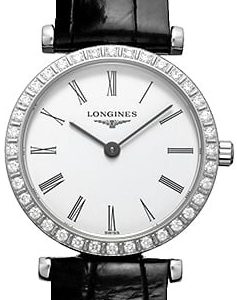 Longines Damklocka L4.341.0.11.2 La Grande Classique De Vit/Läder