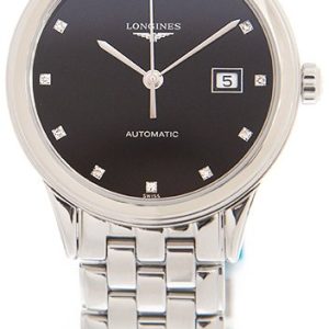 Longines Damklocka L4.374.4.57.6 Flagship Svart/Stål ⌀30 mm