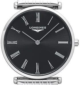 Longines Damklocka L4.512.4.51.6 La Grande Classique De Svart/Stål