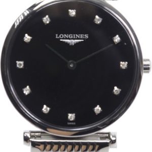 Longines Damklocka L4.512.4.58.6 La Grande Classique De Svart/Stål