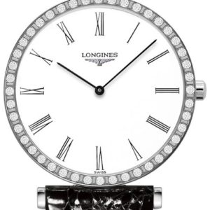 Longines Damklocka L4.523.0.11.2 La Grande Classique De Vit/Läder