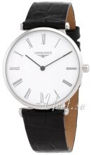 Longines Damklocka L4.866.4.11.2 La Grande Classique De Vit/Läder