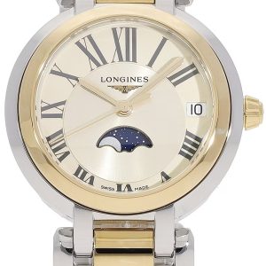 Longines Damklocka L8.115.5.31.7 Primaluna Champagnefärgad/18 karat