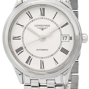 Longines Herrklocka L4.774.4.21.6 Flagship Vit/Stål ⌀35.6 mm