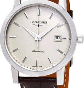 Longines Herrklocka L4.825.4.92.2 Heritage 1832 Beige/Läder ⌀40 mm