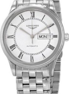 Longines Herrklocka L4.899.4.21.6 Flagship Vit/Stål ⌀38.5 mm