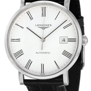 Longines Herrklocka L4.910.4.11.2 Grande Classique Vit/Läder ⌀39 mm