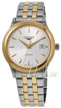 Longines Herrklocka L4.984.3.79.7 Flagship Silverfärgad/Gulguldtonat