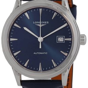 Longines Herrklocka L4.984.4.92.2 Flagship Blå/Läder ⌀40 mm