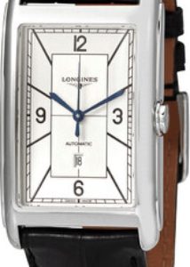 Longines Herrklocka L5.767.4.73.0 Dolcevita Silverfärgad/Läder