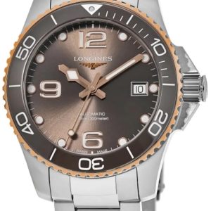 Longines L3.780.3.78.6 HydroConquest Grå/Stål ⌀39 mm