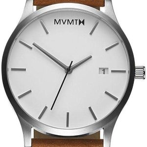 MVMT Herrklocka D-L213.1L.331 Classic Vit/Läder ⌀45 mm