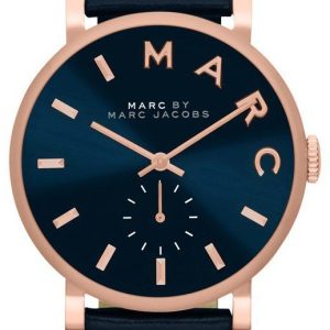 Marc by Marc Jacobs Damklocka MBM1329 Blå/Läder ⌀36 mm