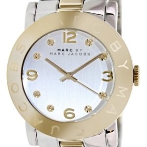 Marc by Marc Jacobs Damklocka MBM3139 Amy Silverfärgad/Gulguldtonat