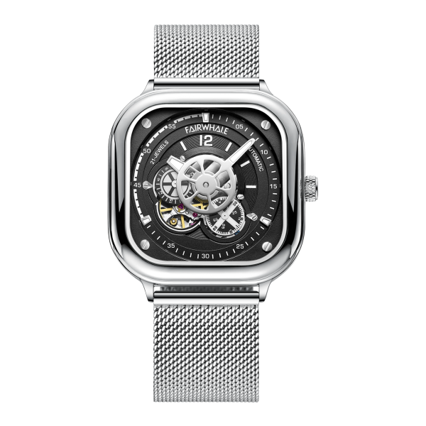 mark fairwhale odyssey black silver mesh
