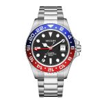 megir ceramic gmt sapphire red/blue