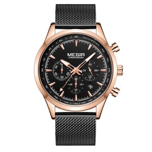 megir nova rose gold black