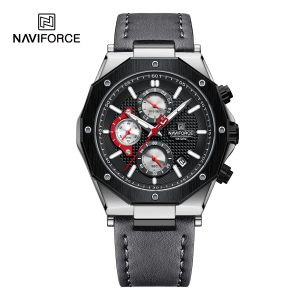 naviforce dark triad chrono black gray