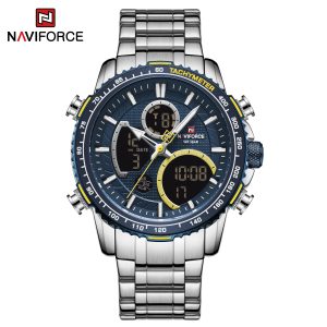 naviforce raptor silver blue