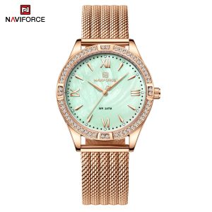 naviforce rhea rose gold green