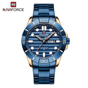 naviforce solid state rose gold blue