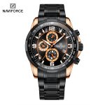 naviforce turntable steel rose gold black