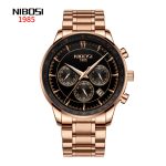 nibosi arcadian rose gold black