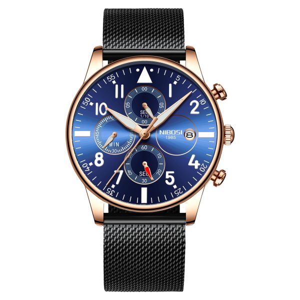 nibosi havoc rose gold black blue