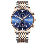 nibosi juggernaut rose gold silver blue
