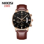 nibosi lancer rose gold black brown