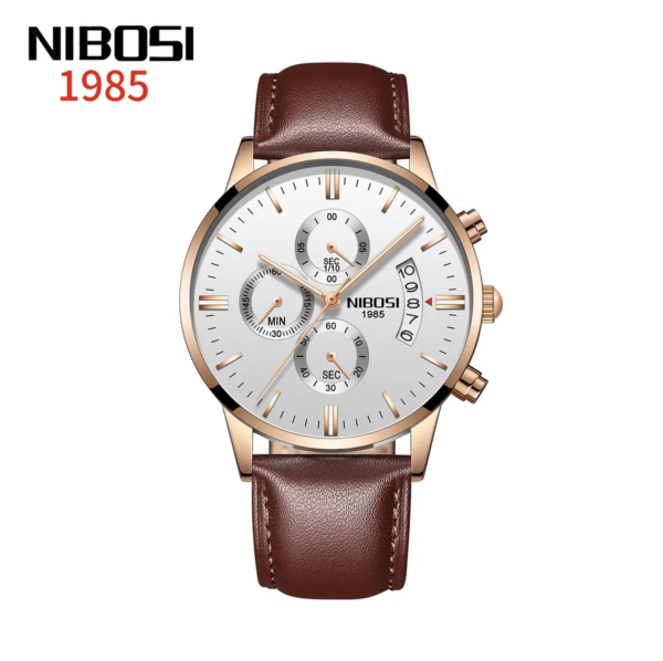 nibosi lancer rose gold silver brown