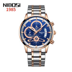 Nibosi Nucleus Rose Gold Silver Blue