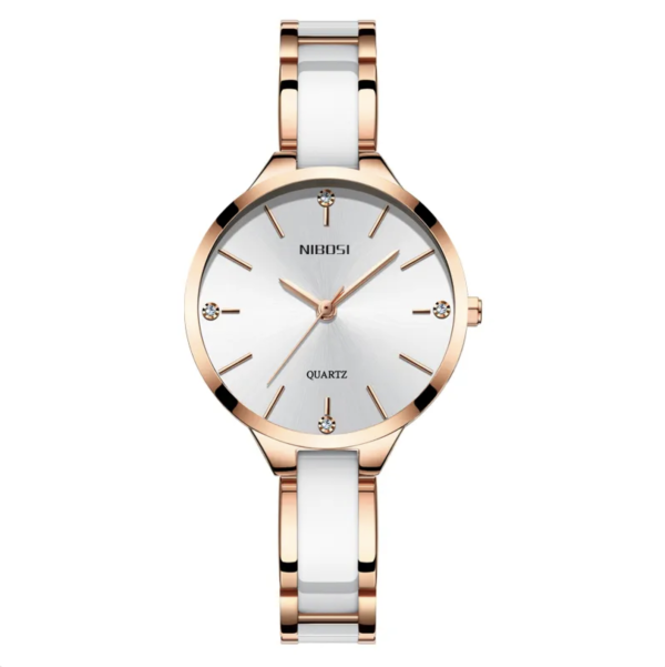 nibosi sunchaser rose gold white