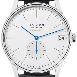 Nomos Glashütte Herrklocka N-360 Orion Vit/Läder ⌀41 mm