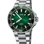 oris aquis date caliber 400 41.5mm